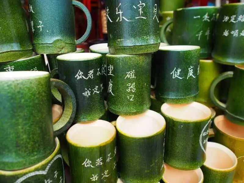 gelas bambu
